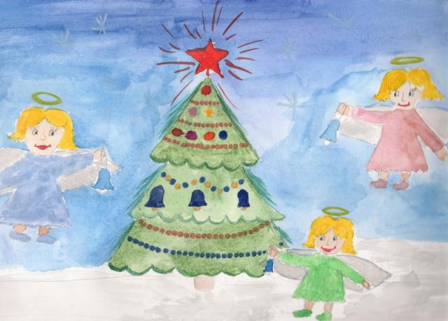 «Рождественские ангелы», Рязанцева Арина, 7 лет